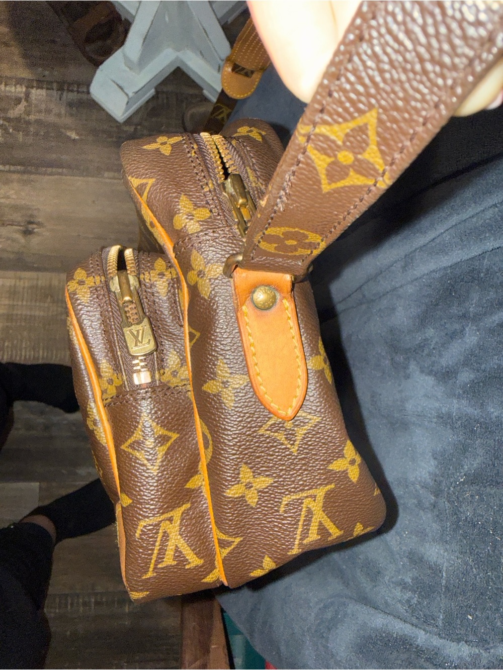 Louis Vuitton Monogram Canvas Adjustable Shoulder Strap in Brown and Tan - Picture 2 of 8